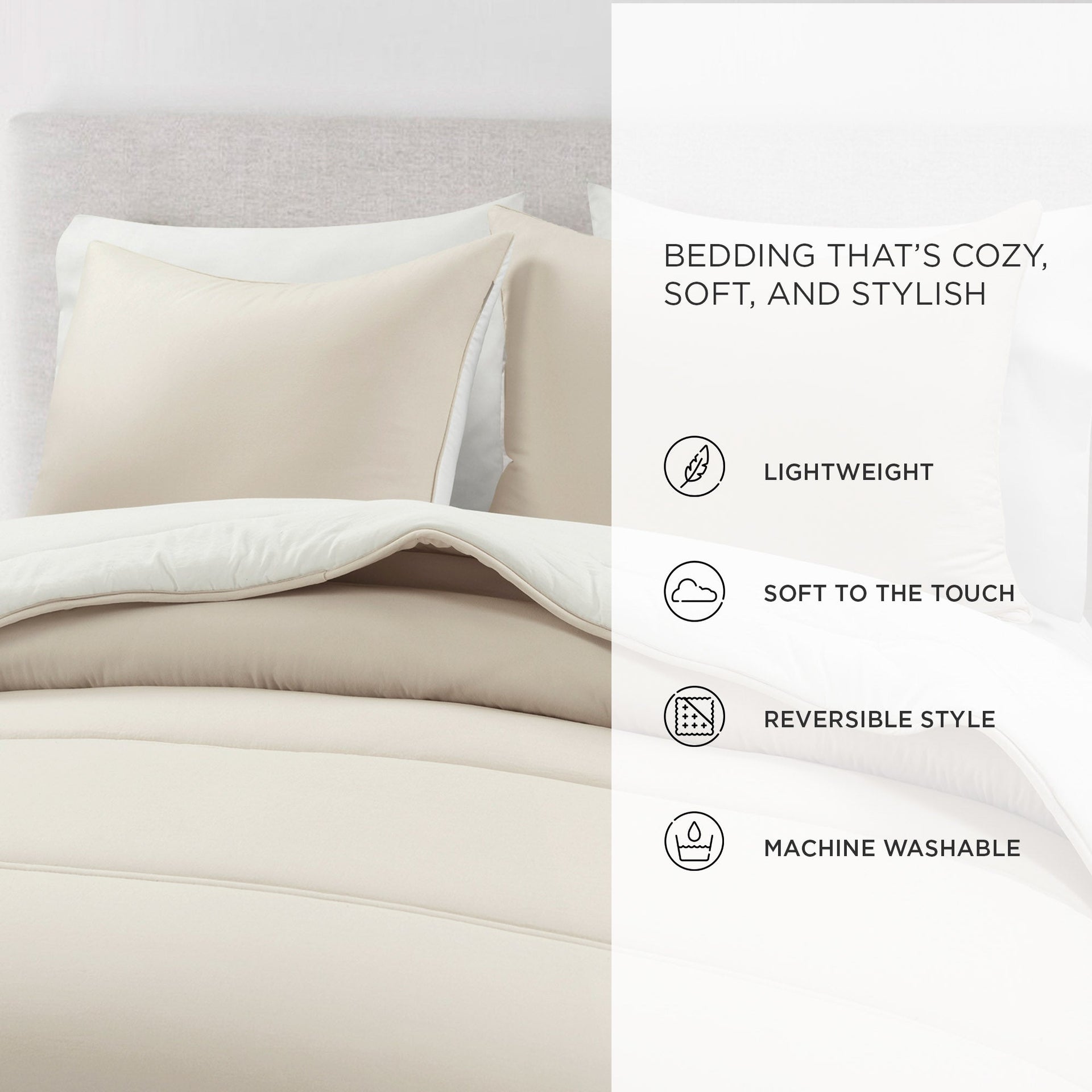 Oslo Soft Reversible Quilted Comforter Set