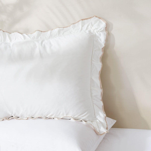 Reyna Contrast Edge Cotton Duvet Cover Set
