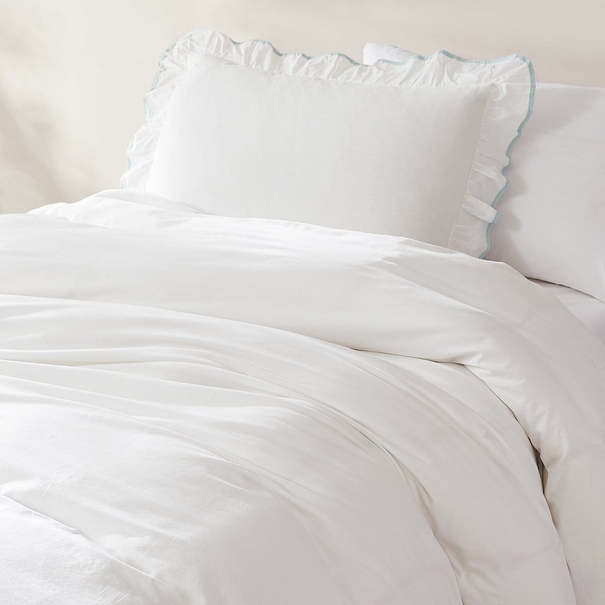 Reyna Contrast Edge Cotton Duvet Cover Set