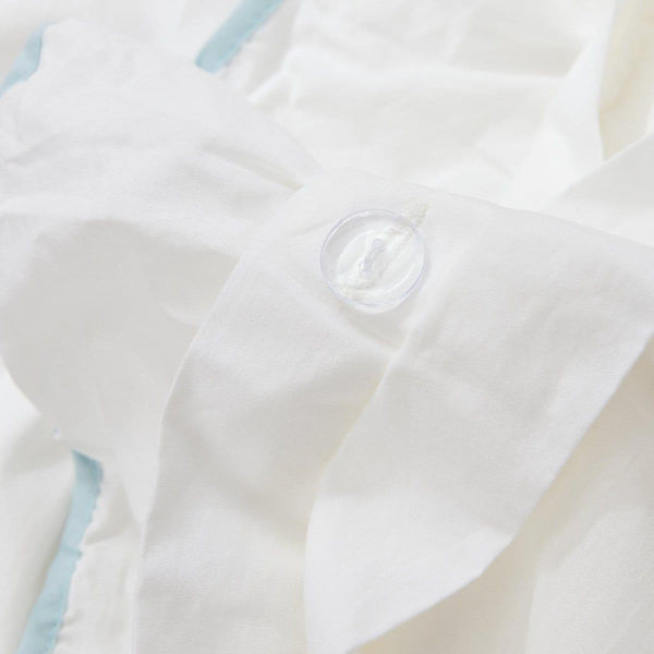 Reyna Contrast Edge Cotton Duvet Cover Set