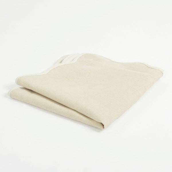 Coastal Chic Scalloped Edge Throw Pillow Cover