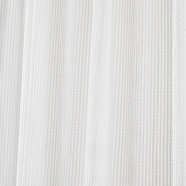 Milla Knitted Textured Sheer Window Curtain Panel Pair