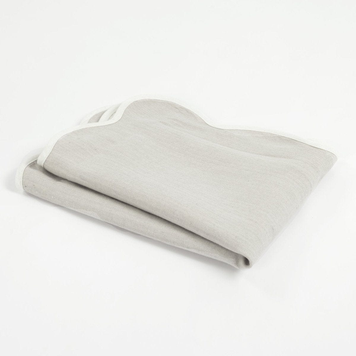 Coastal Chic Scalloped Edge Throw Pillow Cover