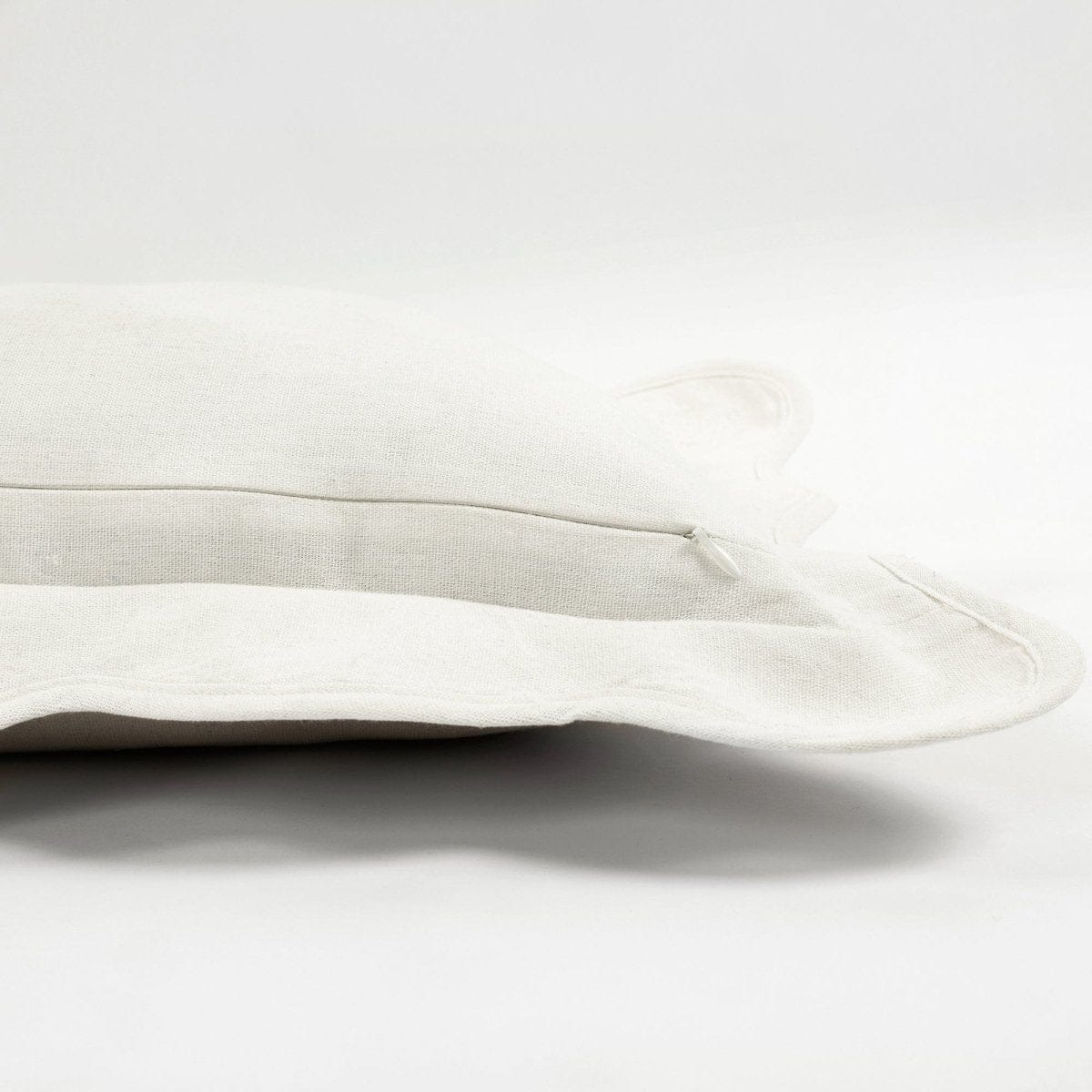 Coastal Chic Scalloped Edge Throw Pillow Cover