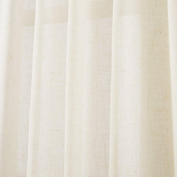 Brigitte Embroidery Eyelet Scalloped Edge Window Curtain Panels