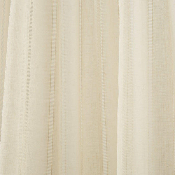Calia Textured Stripe Sheer Window Curtain Panels