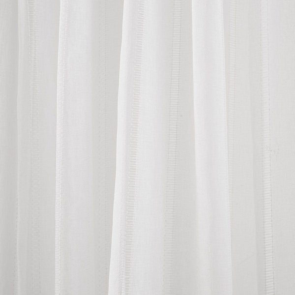 Calia Textured Stripe Sheer Window Curtain Panels
