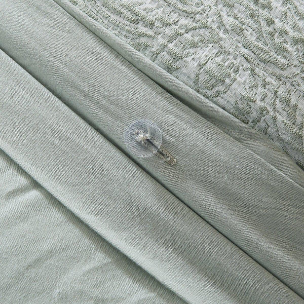 Floral Jacobean Gauze Jacquard Duvet Cover Set