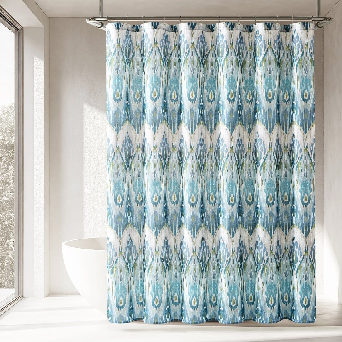 Ikat Drops Shower Curtain