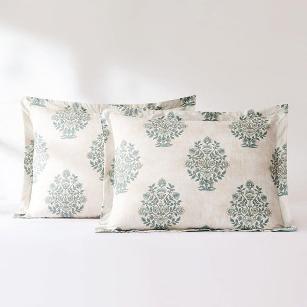 Sofia Flower Block Bouquet Cotton Comforter Set