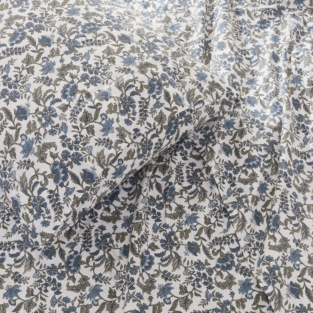 Lillian Block Print Cotton Sheet Set