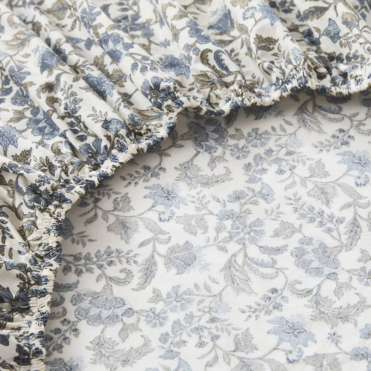 Lillian Block Print Cotton Sheet Set