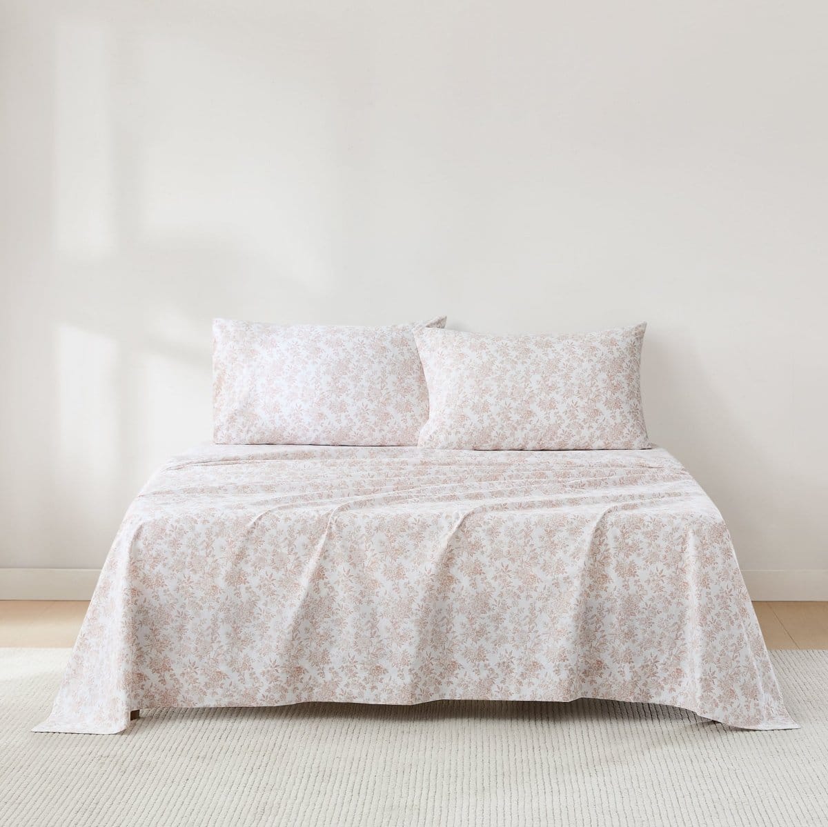 Peony Toile Cotton Sheet Set