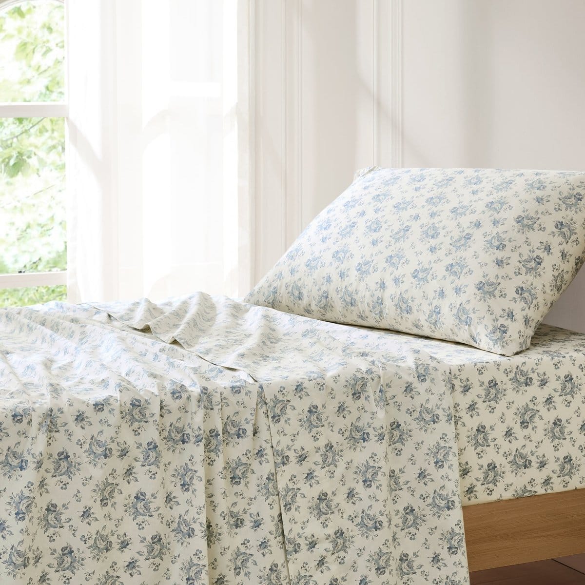 Rose Garden Cotton Sheet Set