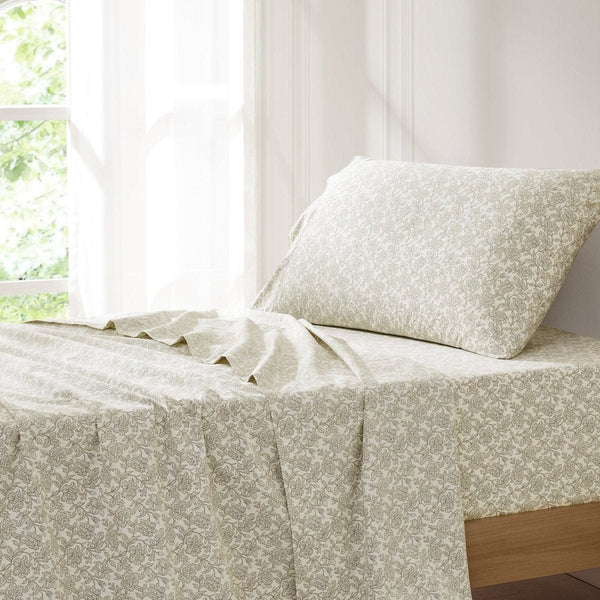 Zara Floral Block Cotton Sheet Set