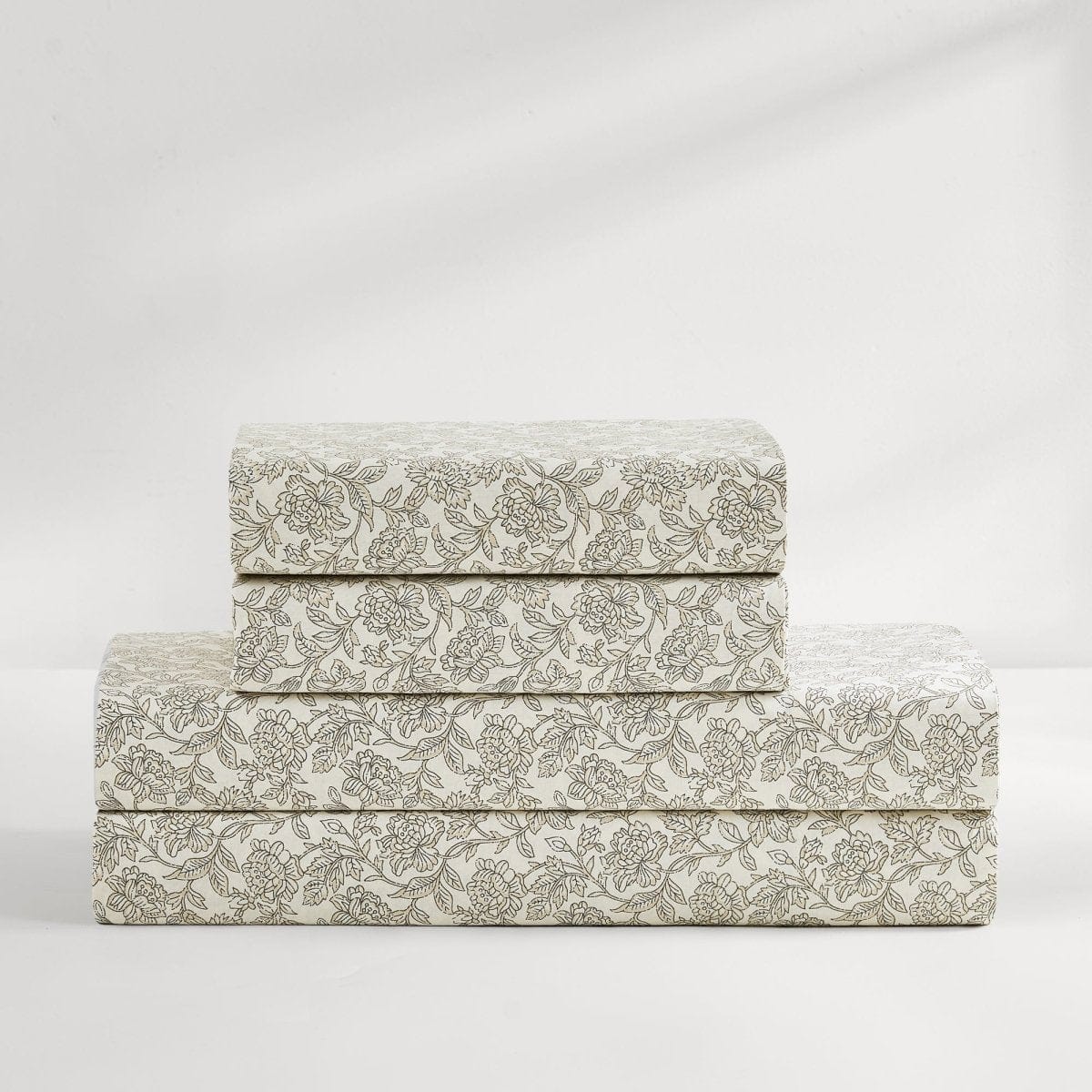 Zara Floral Block Cotton Sheet Set