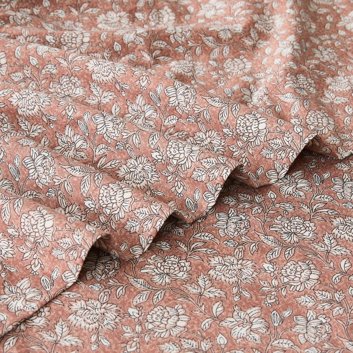 Zara Floral Block Cotton Sheet Set