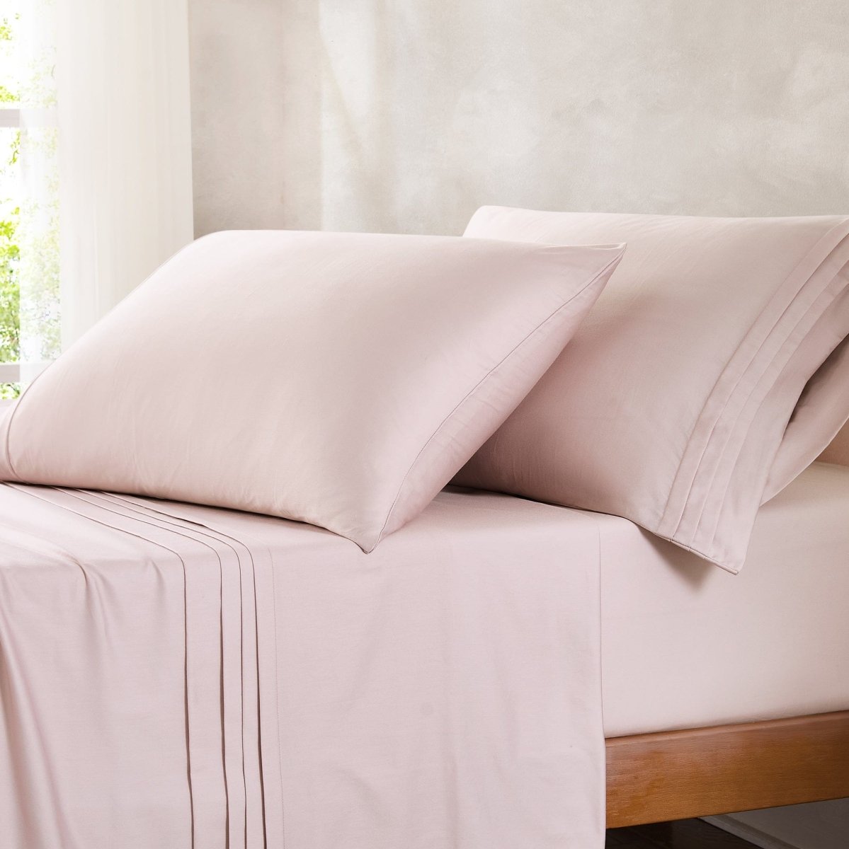 Pleat Cotton Sheet Set