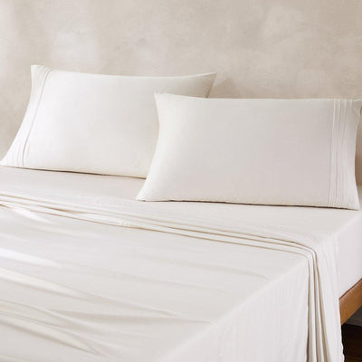 Pleat Cotton Sheet Set
