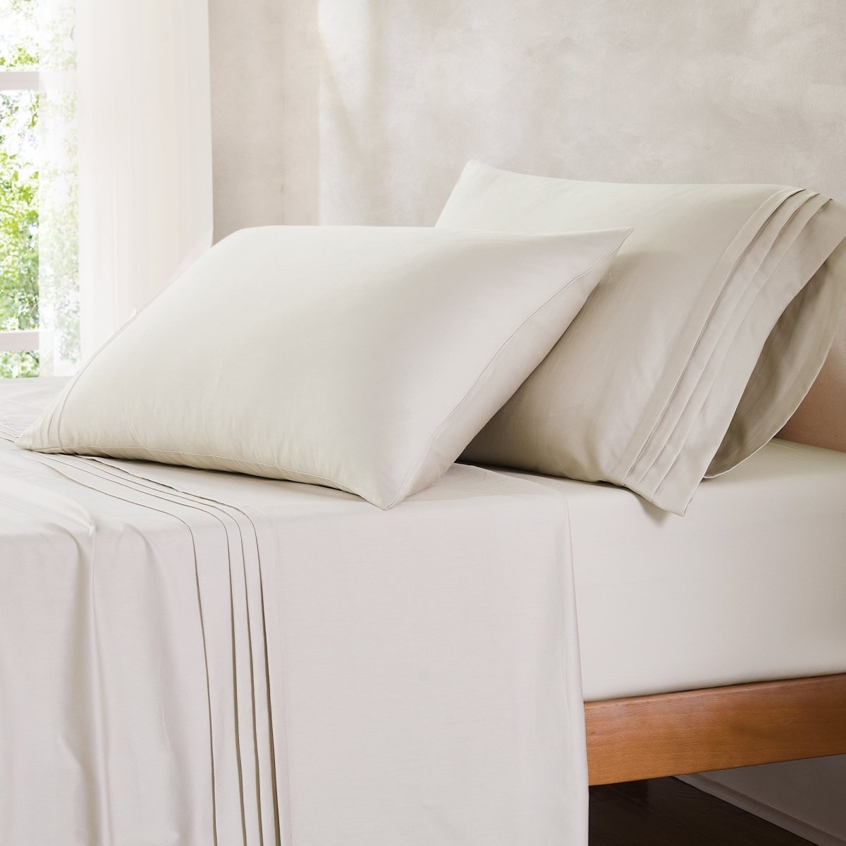 Pleat Cotton Sheet Set