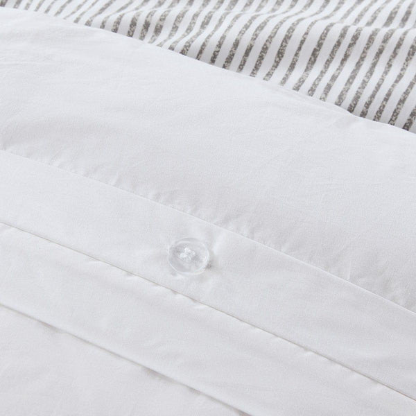 Lima Stripe Cotton Duvet Cover Set
