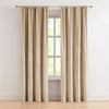 Glam Pleated Velvet Light Filtering Window Curtain Panels