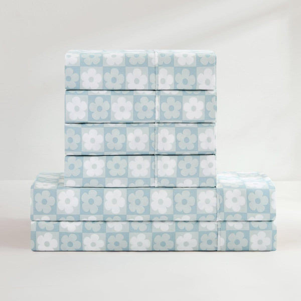 Daisy Checkered Sheet Set