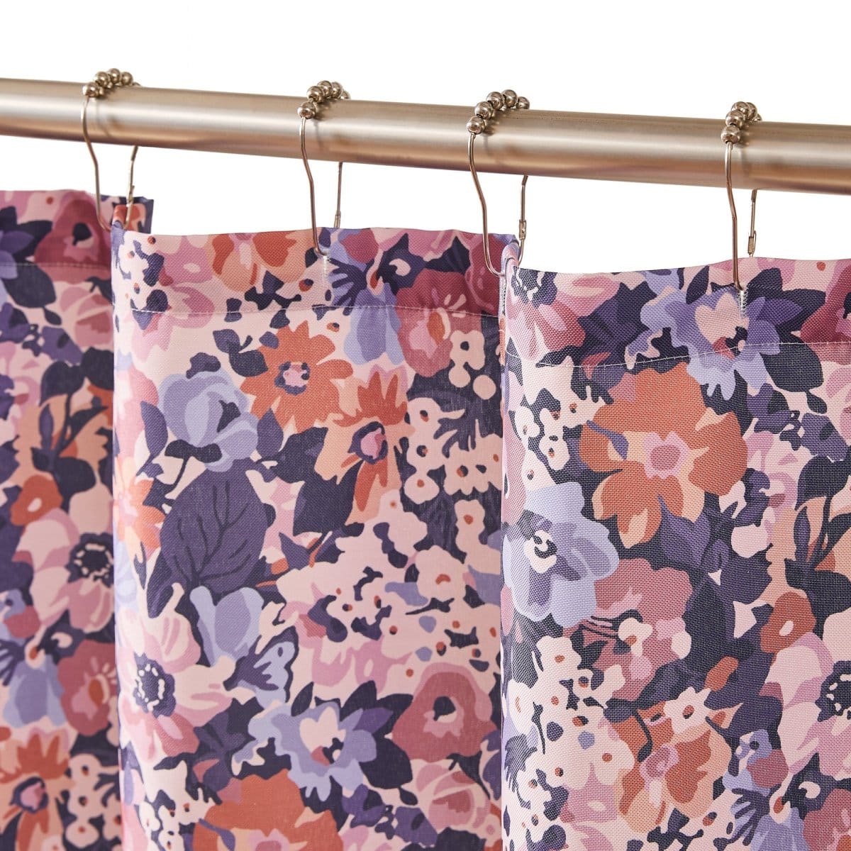 Alicia Camo Floral Shower Curtain
