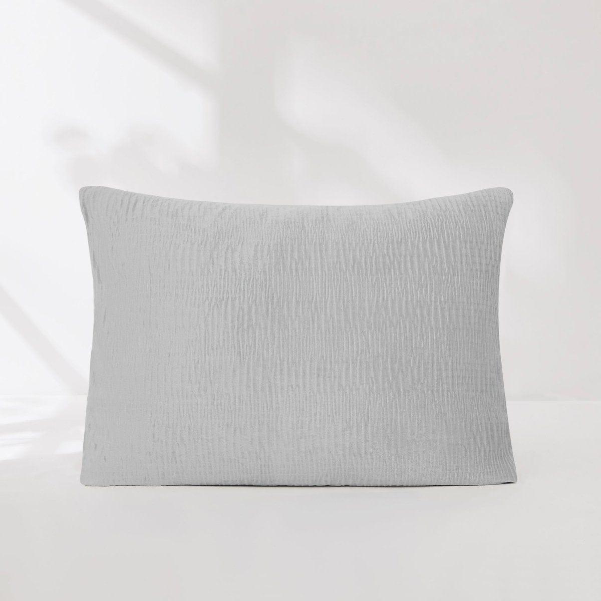 Azalea Ruched Velvet Stripe Comforter Set