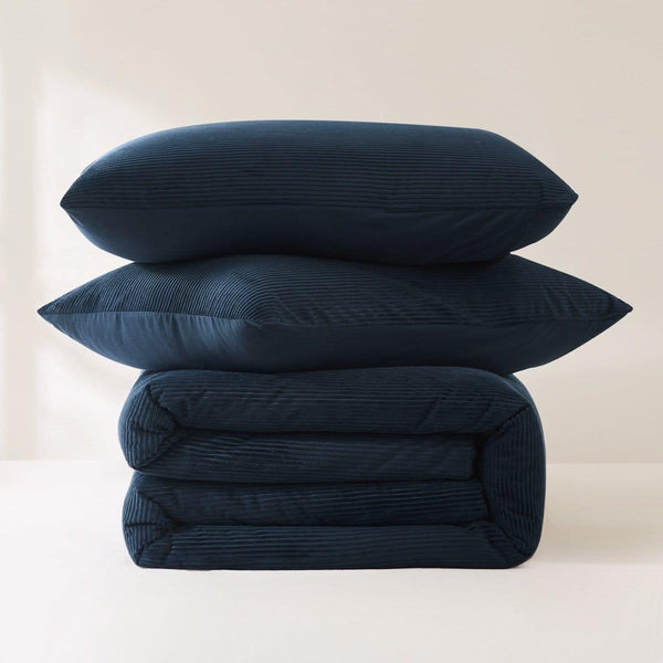 Arden Ribbed Corduroy Comforter Set