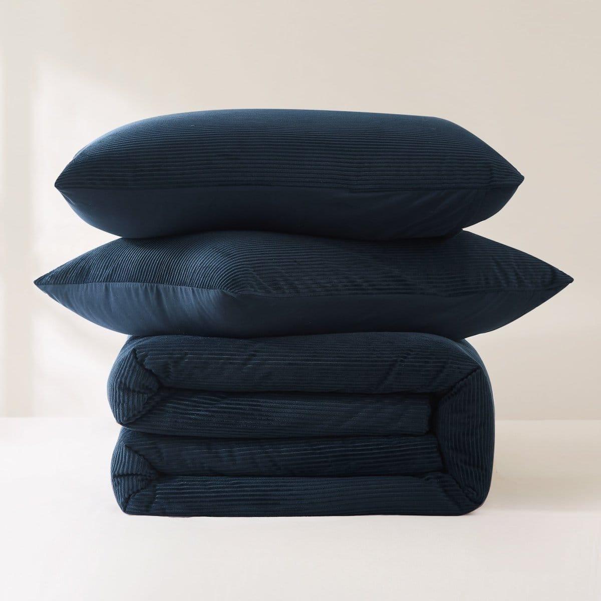 Arden Ribbed Corduroy Comforter Set