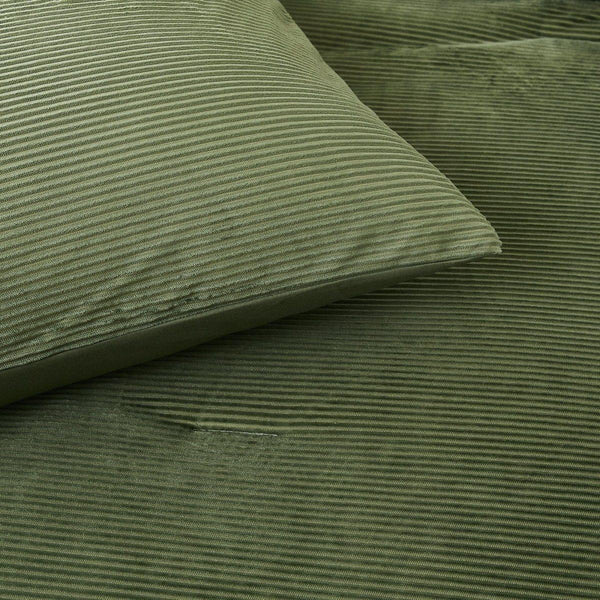 Arden Ribbed Corduroy Comforter Set
