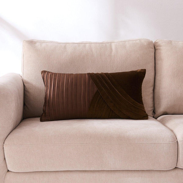 Shitake Velvet Decorative Pillow Cover