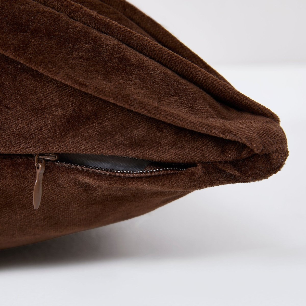 Shitake Velvet Decorative Pillow Cover