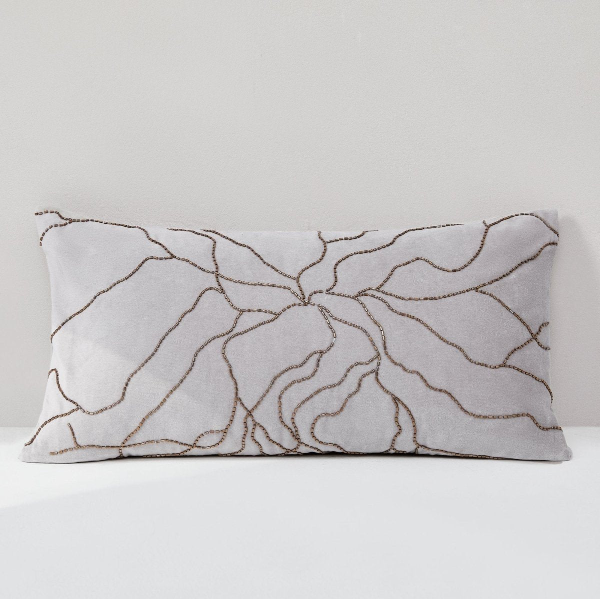 Roots Velvet Decorative Pillow Cover