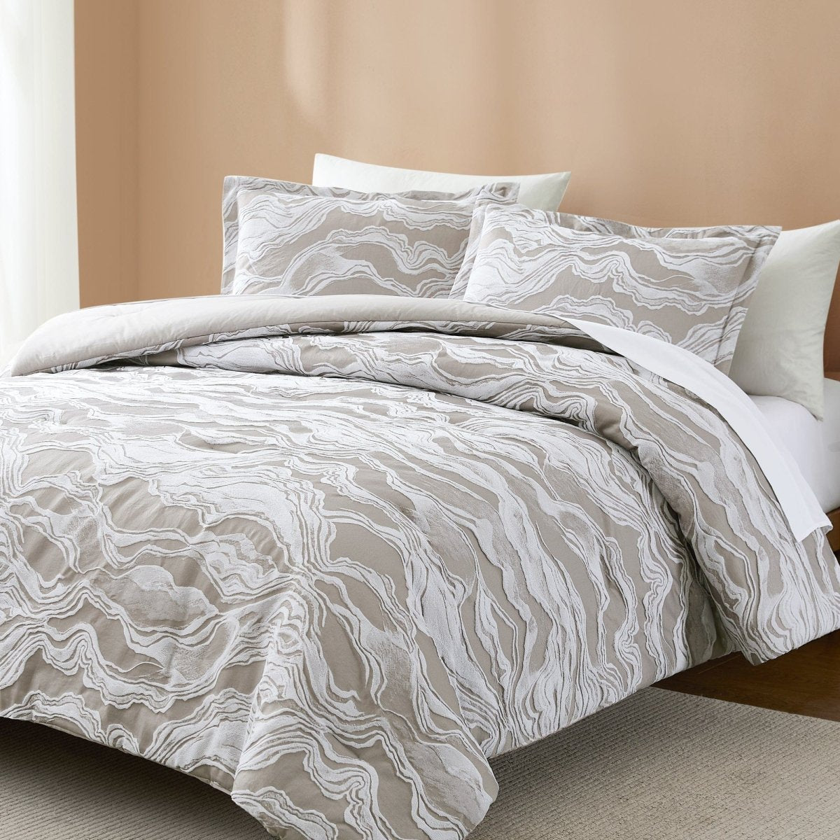 Cascade Wave Comforter Set