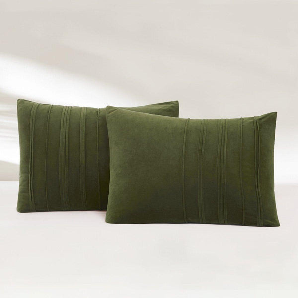 Pleated Groove Comforter Set