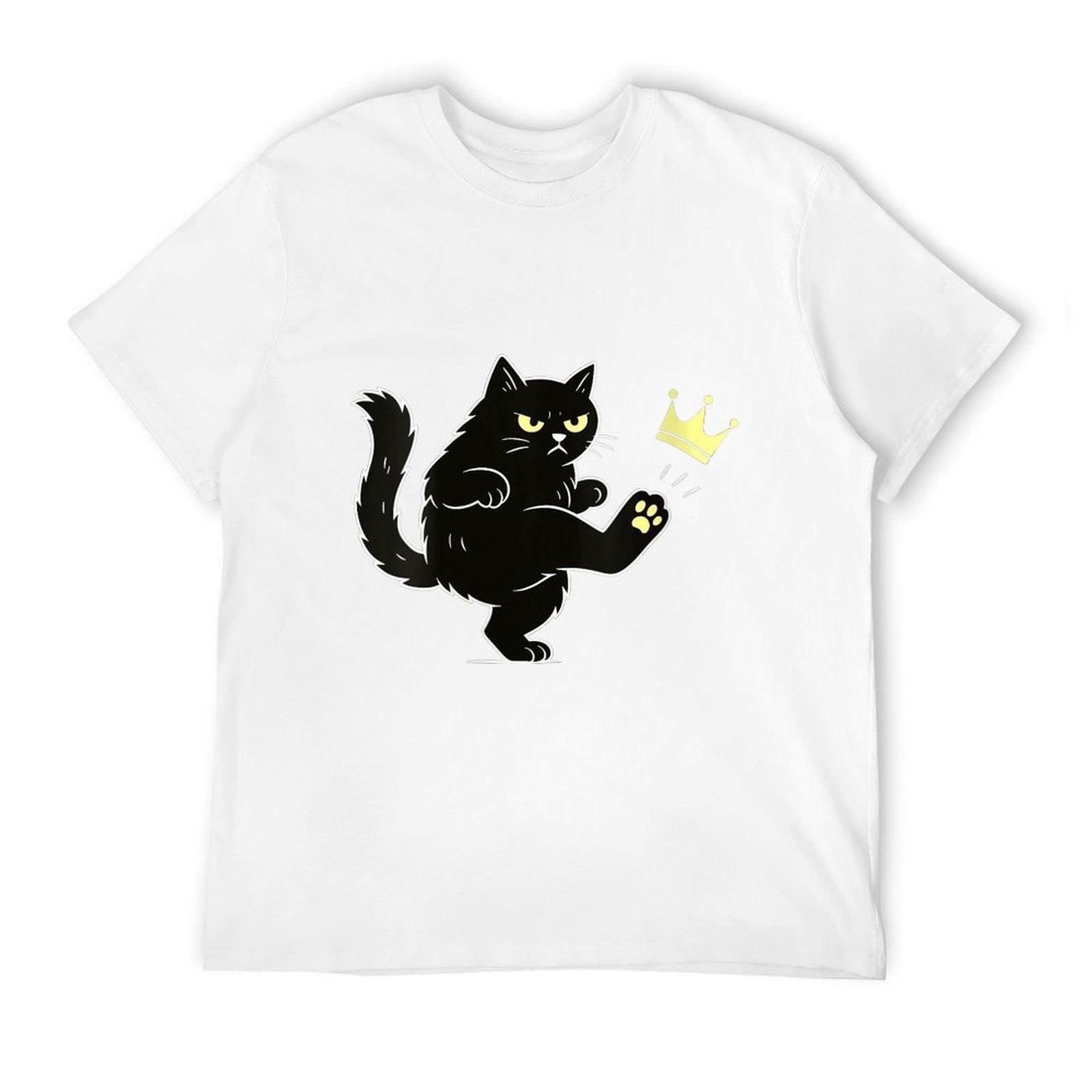 Womens No Kings In America Funny Cat  Quick-drying T-Shirt