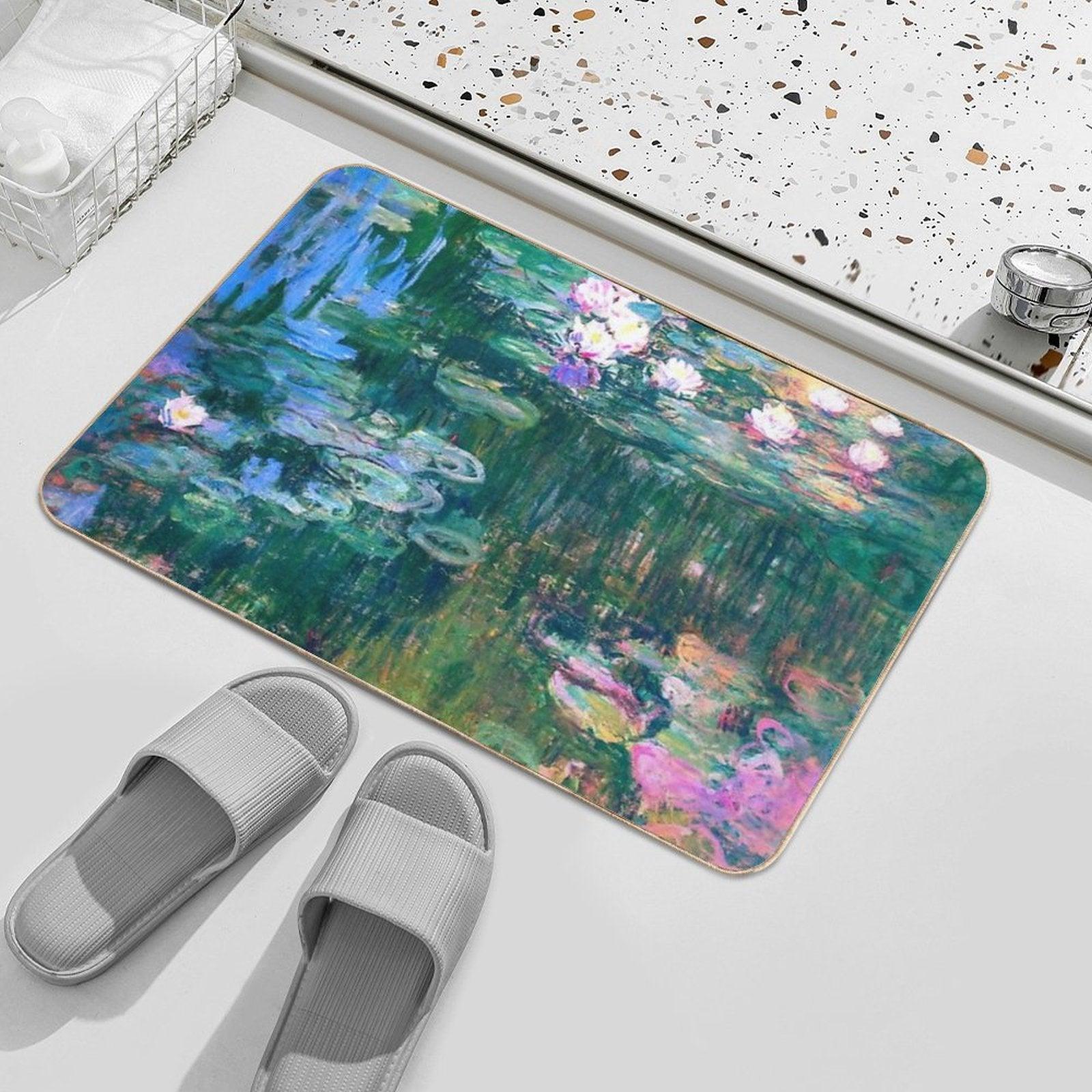 Water Lilies Monet Bath Mat