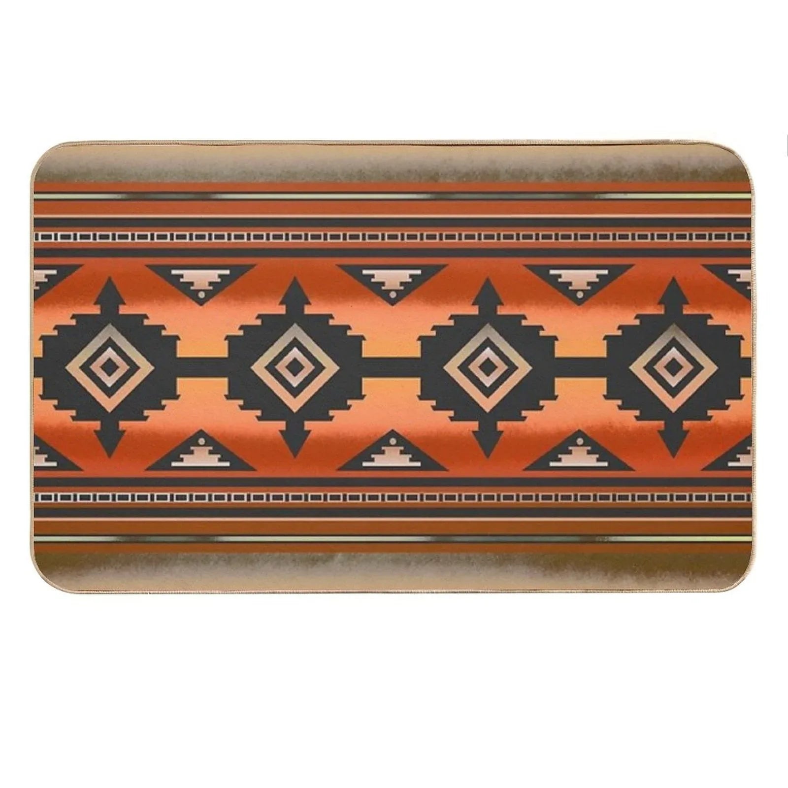 Canyon  Navajo Rust Bath Mat