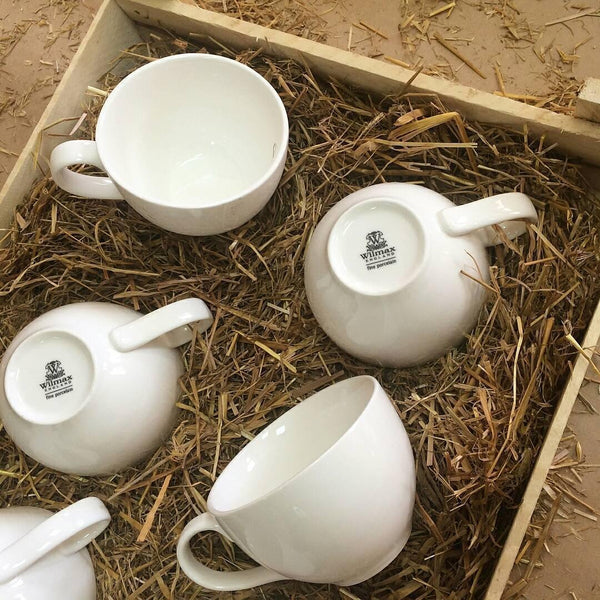 White 3 Oz | 100 Ml Coffee Cup & Saucer - Gifts for You 'n Me