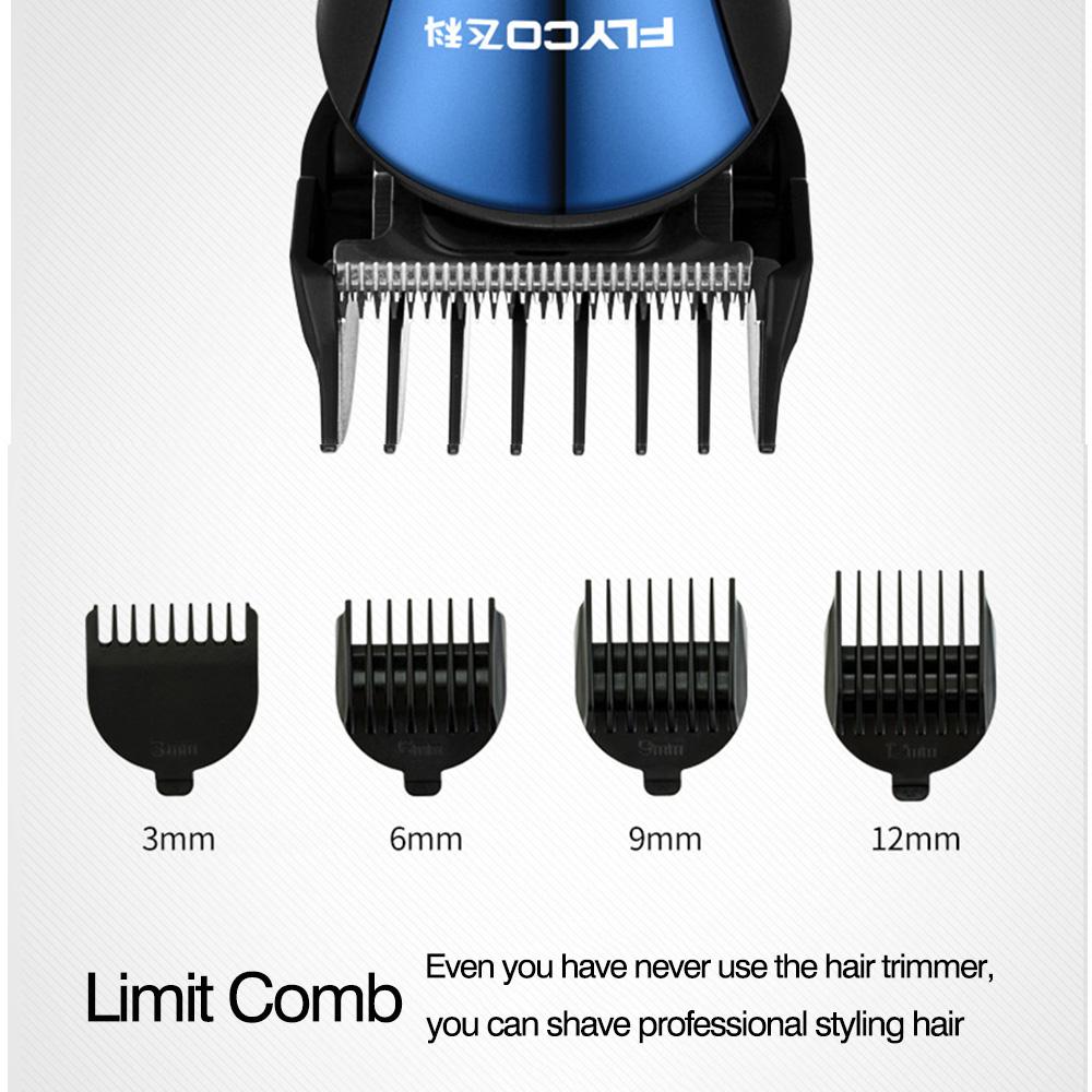 FLYCO Rechargeable Electric Hair Clipper Hair Trimmers Professional Cutting Haircut Tools  FC5806