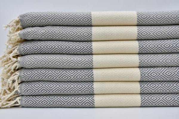 Venice Gray Turkish Towel