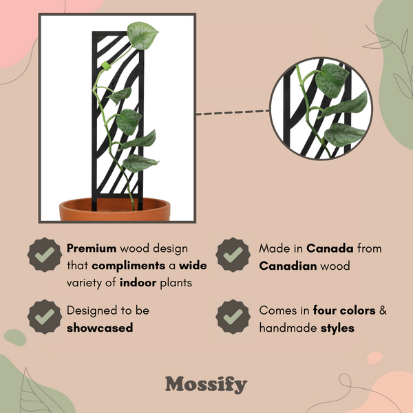 Zebra Wooden Trellis