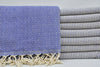 Dotty Diamond Blue Turkish Towel