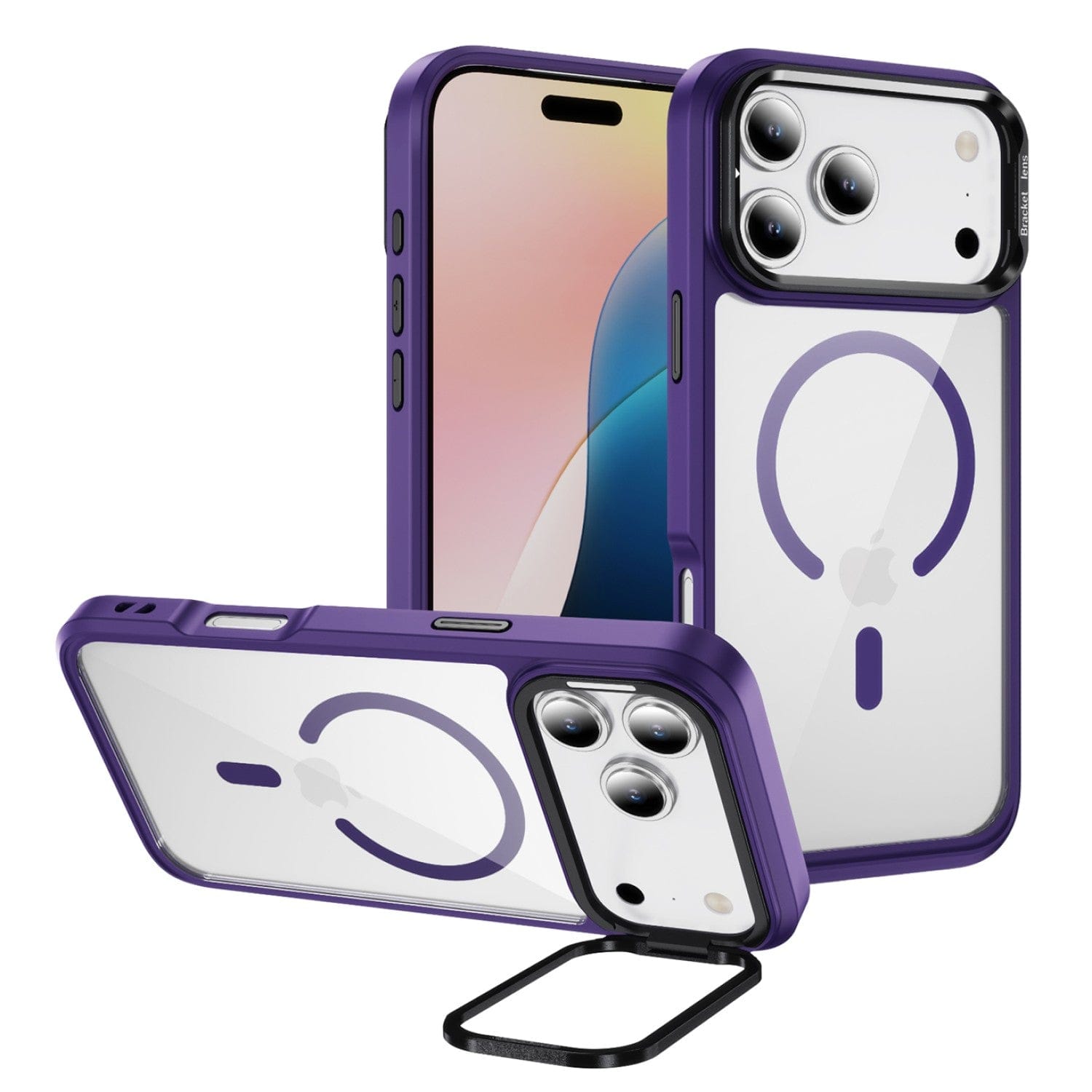 iPhone 17 Pro Clear Back Case - Durable, Kickstand, MagSafe | Raider ArmorPro Series