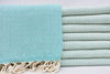 Dotty Diamond Turquoise Turkish Towel