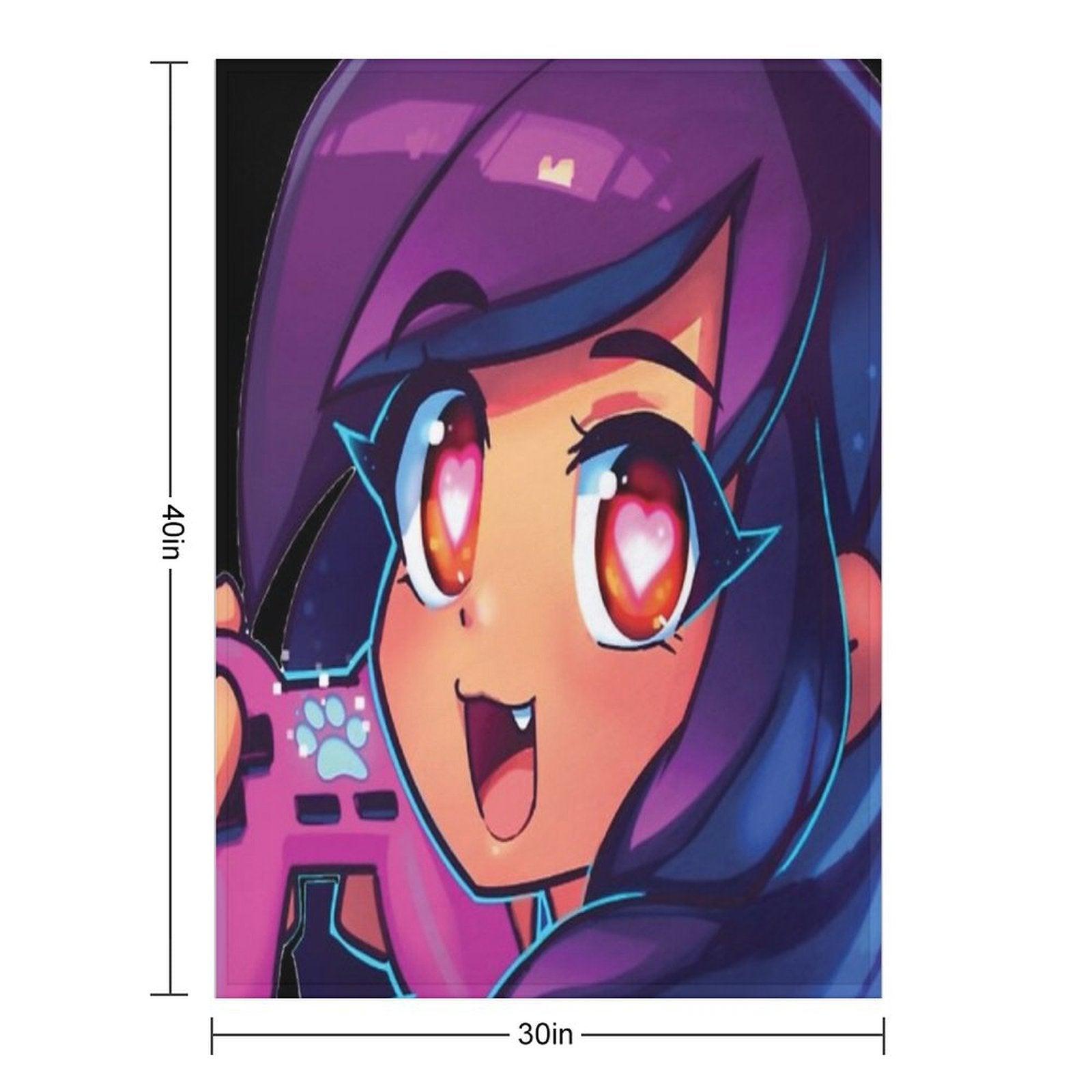 Aphmau with Video Game Throw Blanket