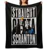 Straight Outta Scranton - Lazy Scranton Lightweight Throw Blanket