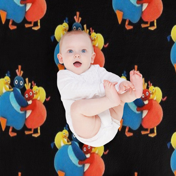 Twirlywoos Cute Characters Compact Throw Blanket